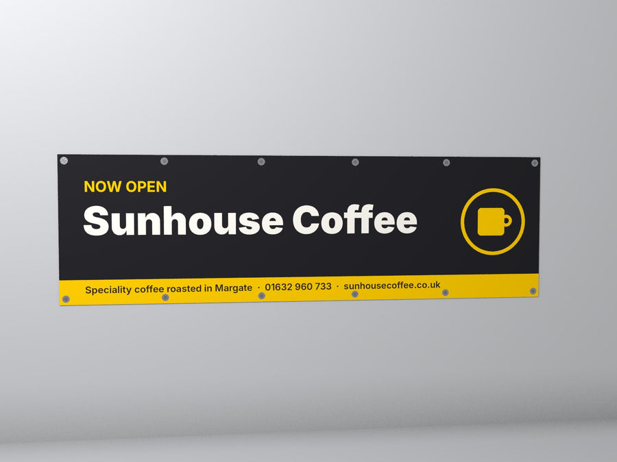 Printed vinyl banners and signs