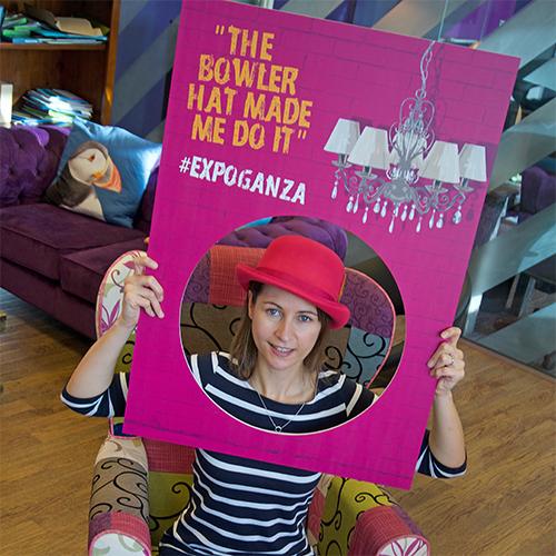Printed selfie frame – example 3