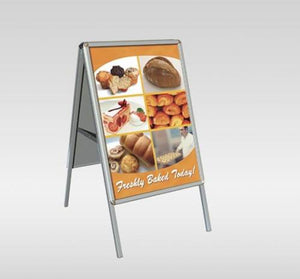 Printed A-board pavement sign – example 2