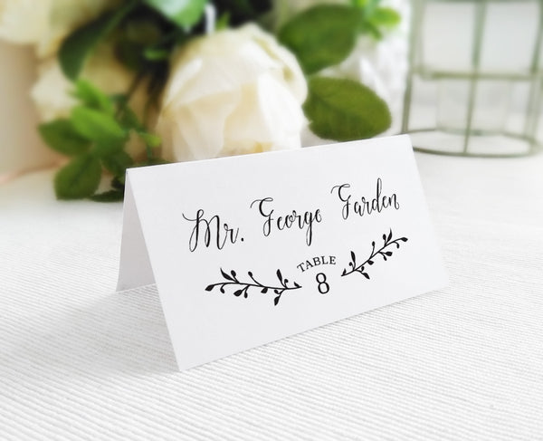Wedding Table Cards