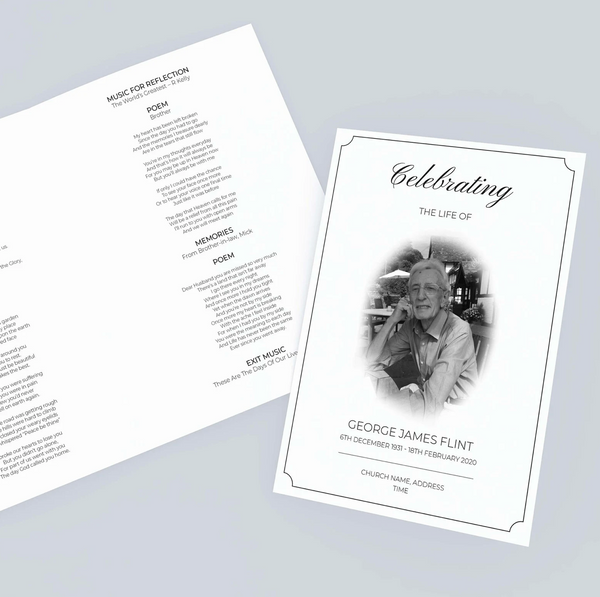 Funeral Order of Service Printing