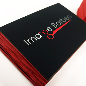 Foiled Business Cards with Coloured Edges
