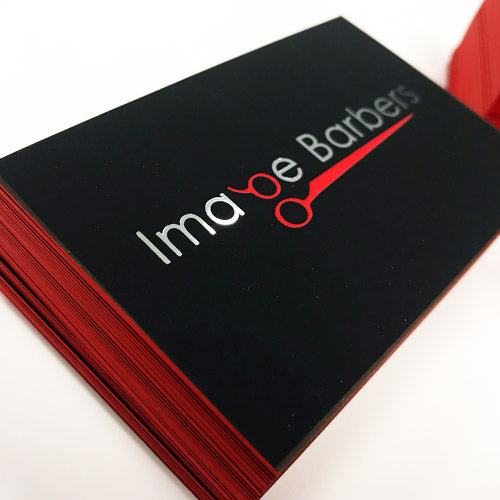 Foiled Business Cards with Coloured Edges